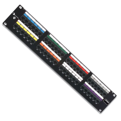 Siemon HD5-48B | Siemon 48 Port Cat 5e HD Patch Panel
