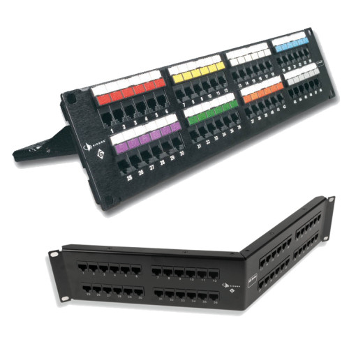 Siemon HD6-24 | Siemon 24 Port Cat6 UTP 1U HD Patch Panel c/w Rear Cable Management