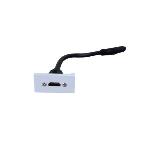 White HDMI Audio & Visual Assembly (Each)