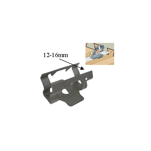 Walraven Britclips EM58220001 | Britclips Support Steel Dovetail Cable Hanger 12-16mm (Box/100)