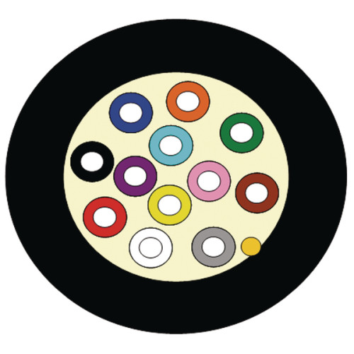 HellermannTyton HT-OM4-12-TB-CCA 12 Core OM4 50/125 Multimode Tight Buffered Internal/External LSZH Fibre Cable - Class Cca