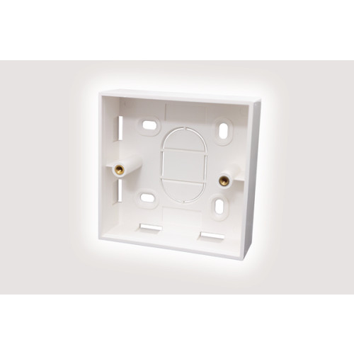 HellermannTyton HTC-BB1G2710/WH Single Gang 27mm Back Box White