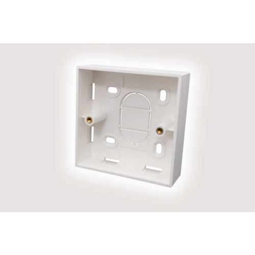 HellermannTyton HTC-BB1G3710/WH Single Gang 37mm Back Box White