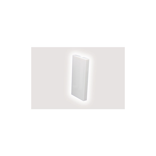 HellermannTyton HTC-FPBH100/WH Half Blank 25mm x 50mm Euro White