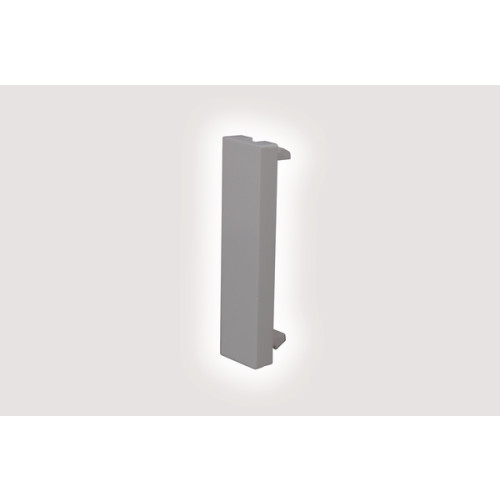 HellermannTyton HTC-FPBQ100/DDA Quarter Blank 12.5mm x 50mm Euro Grey