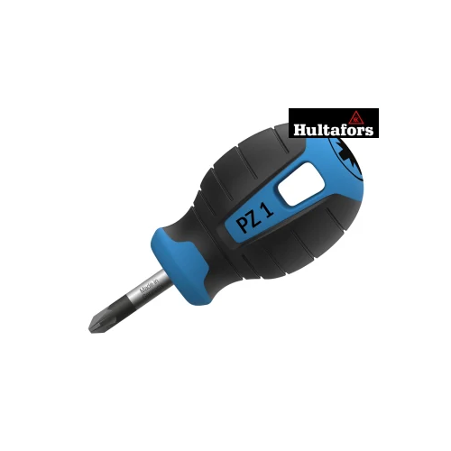 Hultafors Stubby Pozidriv Screwdriver PZ1 x 25mm