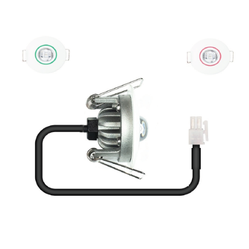 Open area micro optic emergency 3Hr Non-maintained, self-test luminaire
