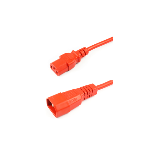 CMW Ltd | Orange 1m IEC Male to Female Lead