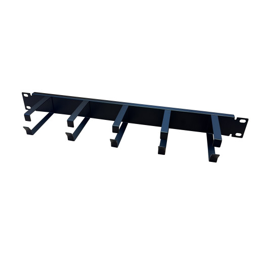 CMW Ltd Matrix | 1u 5 Ring Cable Management Bar 100mm Rings