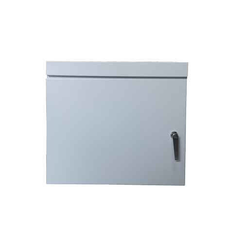 IP55 9U Wall Cabinet, 600mm Deep, with Cowled Fan & Filter Set - Grey