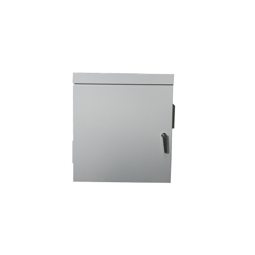 IP55 12U Wall Cabinet, 600mm Deep, with Cowled Fan & Filter Set - Grey