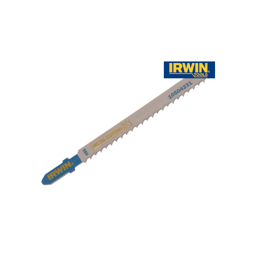 Irwin 4-20mm 8 TPI Metal Cutting Jigsaw Blades Pack of 5