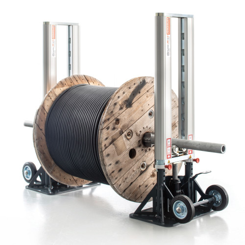 Drum-Roll Jumbolift hydraulic cable drum lifting jack up to 6000Kg
