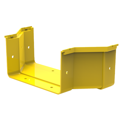 HellermannTyton GigaDuct 300mm to 200mm Reducer No Cover Yellow