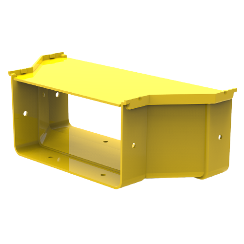 HellermannTyton GigaDuct 300mm to 200mm Reducer With Cover Yellow