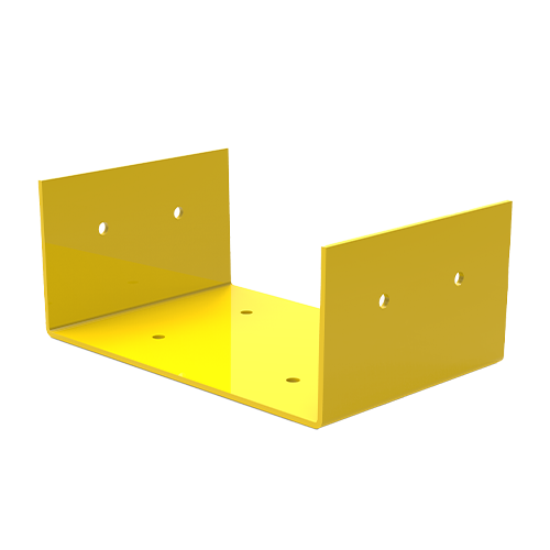 HellermannTyton GigaDuct 200mm x 100mm Manual Coupler Yellow