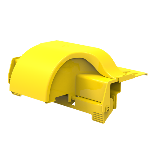 HellermannTyton GigaDuct 100mm x 100mm Outlet Waterfall Outlet Yellow