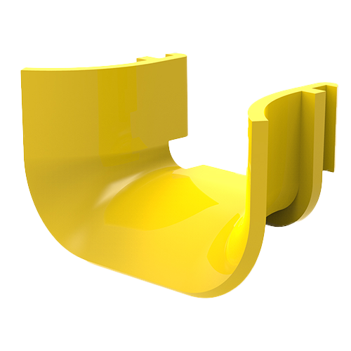 HellermannTyton GigaDuct 50mm to 100mm Trumpet Yellow