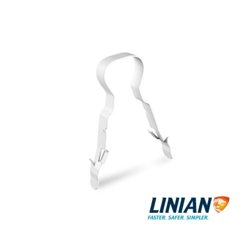 White Single 6-8mm Linian Fireclip (Bag/100)
