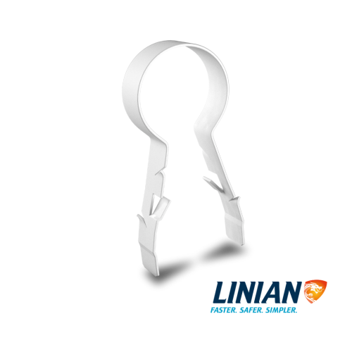 White Linian SuperClip 18-20mm (Pack/25)