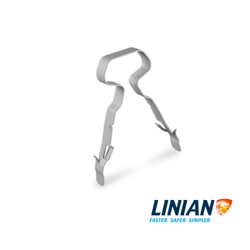 Grey Linian T & E Clip 1.5mm (Pack/100)