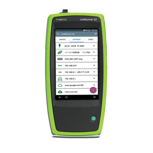 NetAlly LinkRunner G2 Smart Network Tester