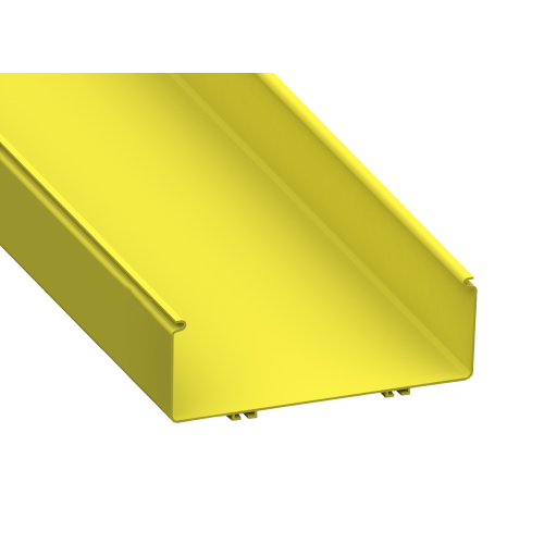 Siemon Lightways 200mm x 100mm Duct 1.8m Length, Solid without Cover, Yellow