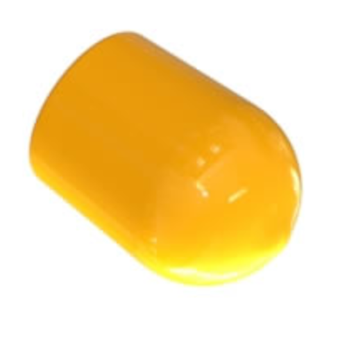 Siemon Lightways Bolt Nut Cap, Yellow 100 Pack