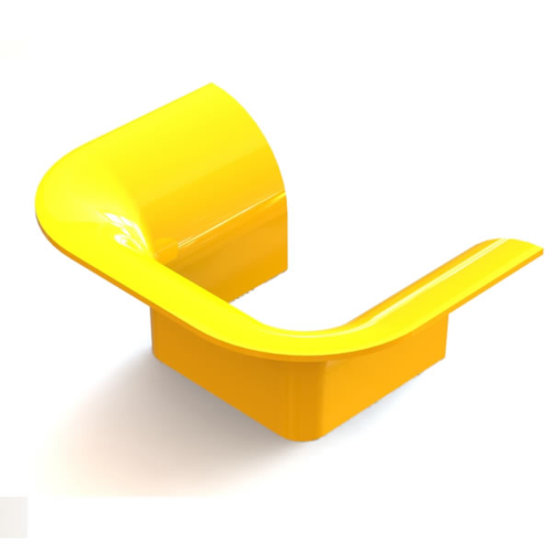 Siemon Lightways 200mm 3 Side Trumpet, Yellow