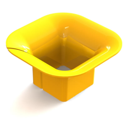 Siemon Lightways 200mm 4 Side Trumpet, Yellow