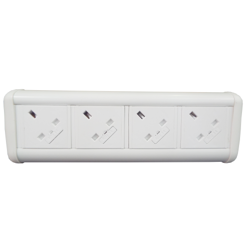 CMW Ltd Desk Cable Management | Maxi desk unit with 4 Power