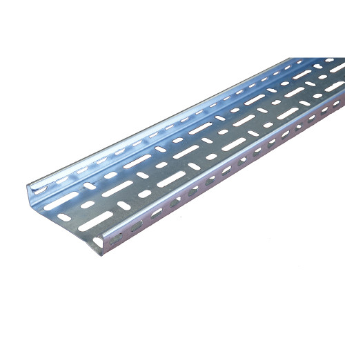 METSEC CTSL25/0100PG 100mm Medium Duty Cable Tray 25mm Return Edge Pre Galv (3m lgth)