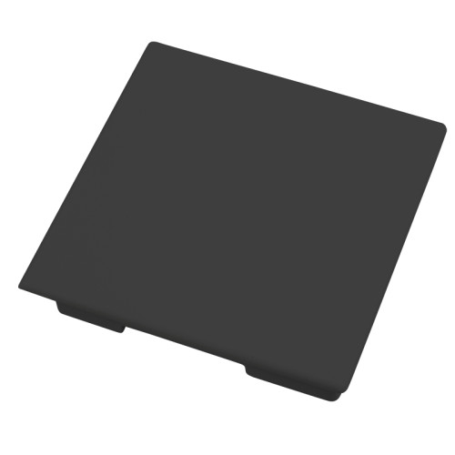 CMW Ltd, Plastic Cable trunking Dietzel Univolt uPVC, Maxi Trunking | Black Fabricated 100 x 100 End Cap