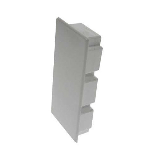 CMW Ltd, Plastic Cable trunking Dietzel Univolt uPVC, Maxi Trunking | 150mm x 50mm End Cap