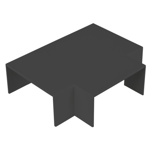 CMW Ltd | Black Clip-on 100 x 50 Flat Tee