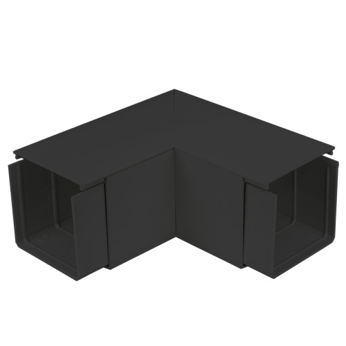 CMW Ltd  | Black Fabricated 100 x 100 Flat Angle
