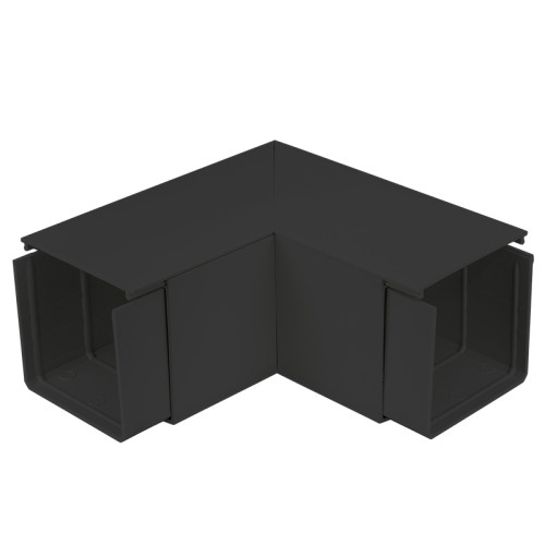 CMW Ltd | Black Fabricated 100 x 100 Flat Angle