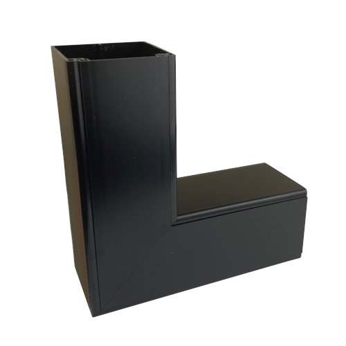 Black Fabricated Flat Angle 75 x 75