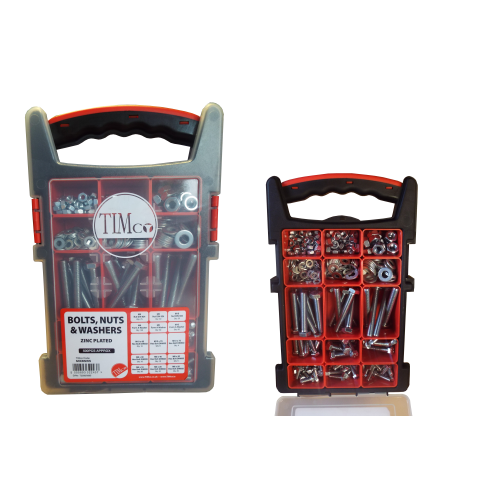 CMW Ltd | Bolts Steel Washers and Nuts Kit M6 to M10 - 500 pce