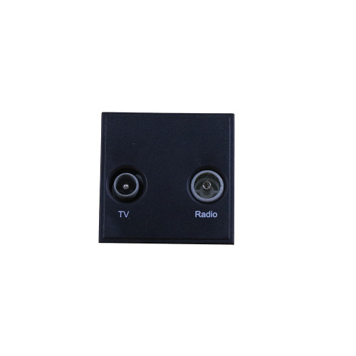 Scolmore MM420BK Click New Media Black TV & Radio Module EURO 50x50mm Module