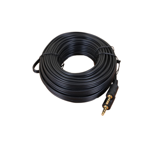 15m 3.5mm Stereo Male to Male Audio Lead Black (Each)