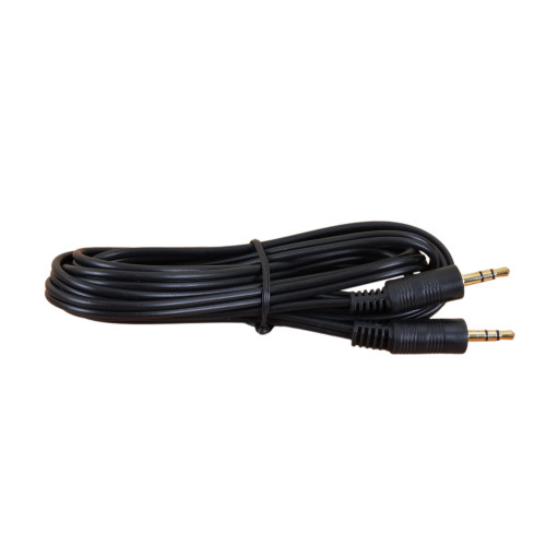 2m 3.5mm Stereo Male to Male Audio Lead Black (Each)