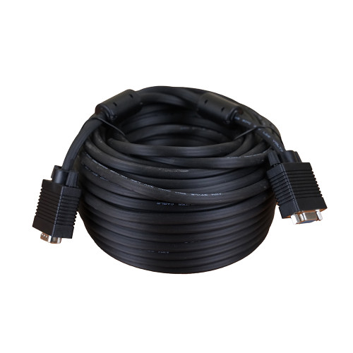 20m SVGA HD15 Male to Male Lead Black