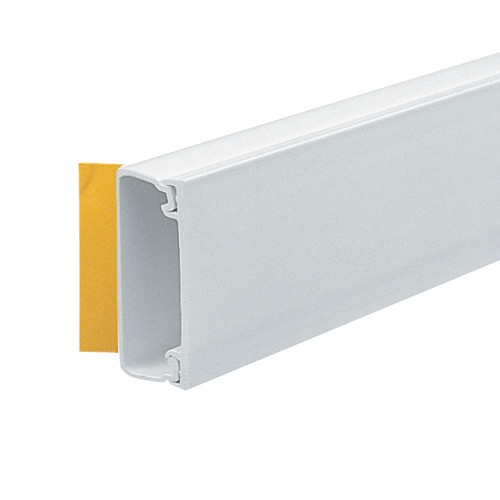 Marshall-Tufflex MMT3SFWH | Marshall Tufflex 38mm x 16mm Self Adhesive PVC Mini Trunking White 3m length (3m lgth)