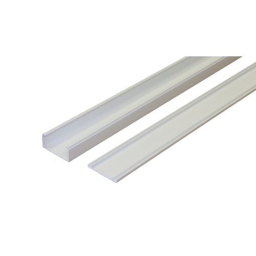 Marshall-Tufflex  MMT5WH | Marshall Tufflex 50mm x 25mm Standard PVC Mini Trunking White 3m length  (3m lgth)