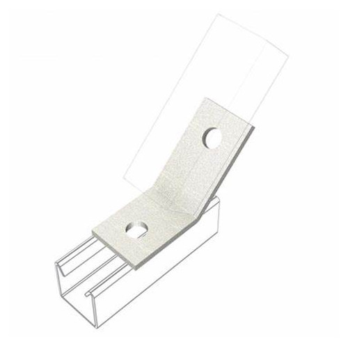 45 Degree 2 Hole Obtuse Bracket