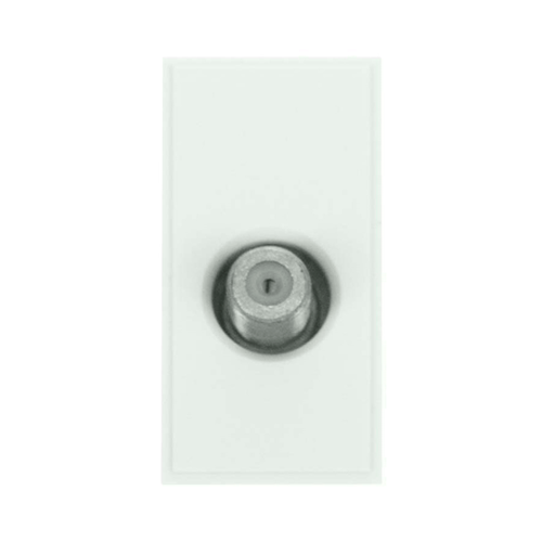 Scolmore MM405WH | Click New Media White Female F-Type Satellite EURO Module 50 x25mm