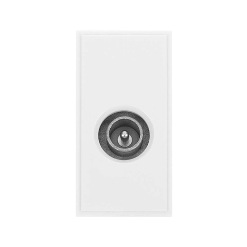 Scolmore MM415WH | Click New Media White Male PAL Co-Axial EURO Module 50 x25mm