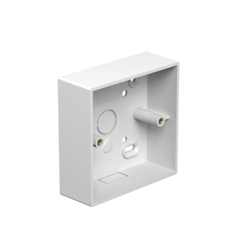 Marshall Tufflex 32mm Deep PVC Single Gang Surface Box