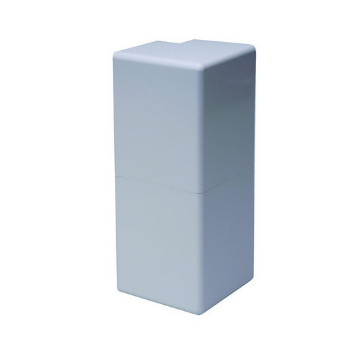 CMW Ltd | Marco Apollo PVC White 3 Compartment Dado - Skirting Square Trunking External Angle